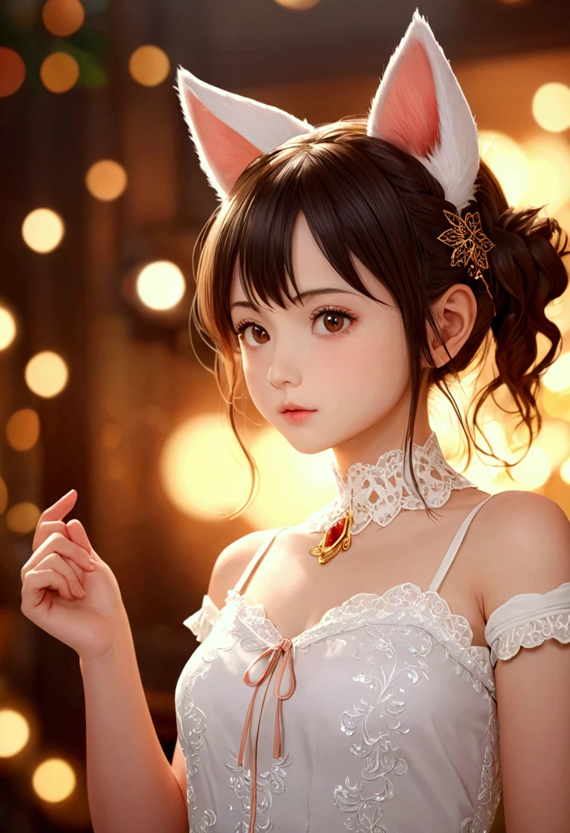 {(japanese young girl)}, (She is fused with futuristic Gundam mecha:1.1), white theme, with headgear, with v-fin , ((unarmored cleavage)), ((unarmored stomach)), ((unarmored upper arms)), ((unarmored face)), (unarmored hands), (unarmored waist), ((unarmored thighs)), (unarmored ankles), japanese girl wear white micro bikini, crawl on all fours:1.3, open legs:1.3 full body:1.5, ,destroyed city background, multilayer textureperfect proportions, octane rendering, duotone lighting, Low ISO, wide aperture, White balance, Rule of thirds, ultra HD16k, HDR (High Dynamic Range), Ray Tracing, nvidia RTX, Super Resolution, Subsurface Scattering, PBR Texturing, Post Processing, Anisotropic Filtering, Depth of Field, Maximum Clarity and Clarity, High efficiency subpixel, subpixel convolution, particles of light, light scattered, Tyndall effect, full body:1.5, doggy style, cute, (cute:1.2), (bob cut:1.3),Braid, Black Hair, Thick eyebrows, Light-colored irises, Big, bright black eyes, Long eyelashes, Small, light-colored, natural lips, (Average face of Japanese idols), (The uniquely Japanese childlike face:1.3), (baby face), Wide forehead:1.2, Plump Cheeks, Small jaw, visible side boob, (attached huge weapon on back),looking at viewer,Focus on the eyes,with sleek and menacing design, (Four perfect fingers, One thumb),