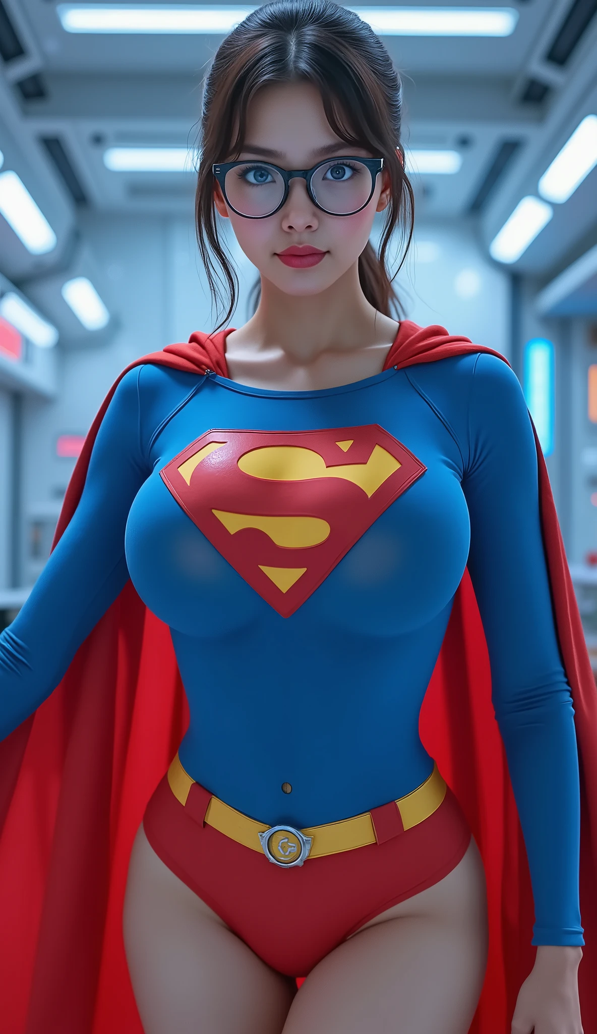 Multiple super strong busty muscular superwomen