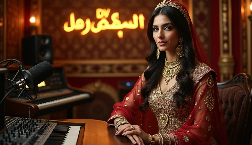 Pakistani queen sitting on a royal chair and a handsome man worshipping and holding her feet kissing