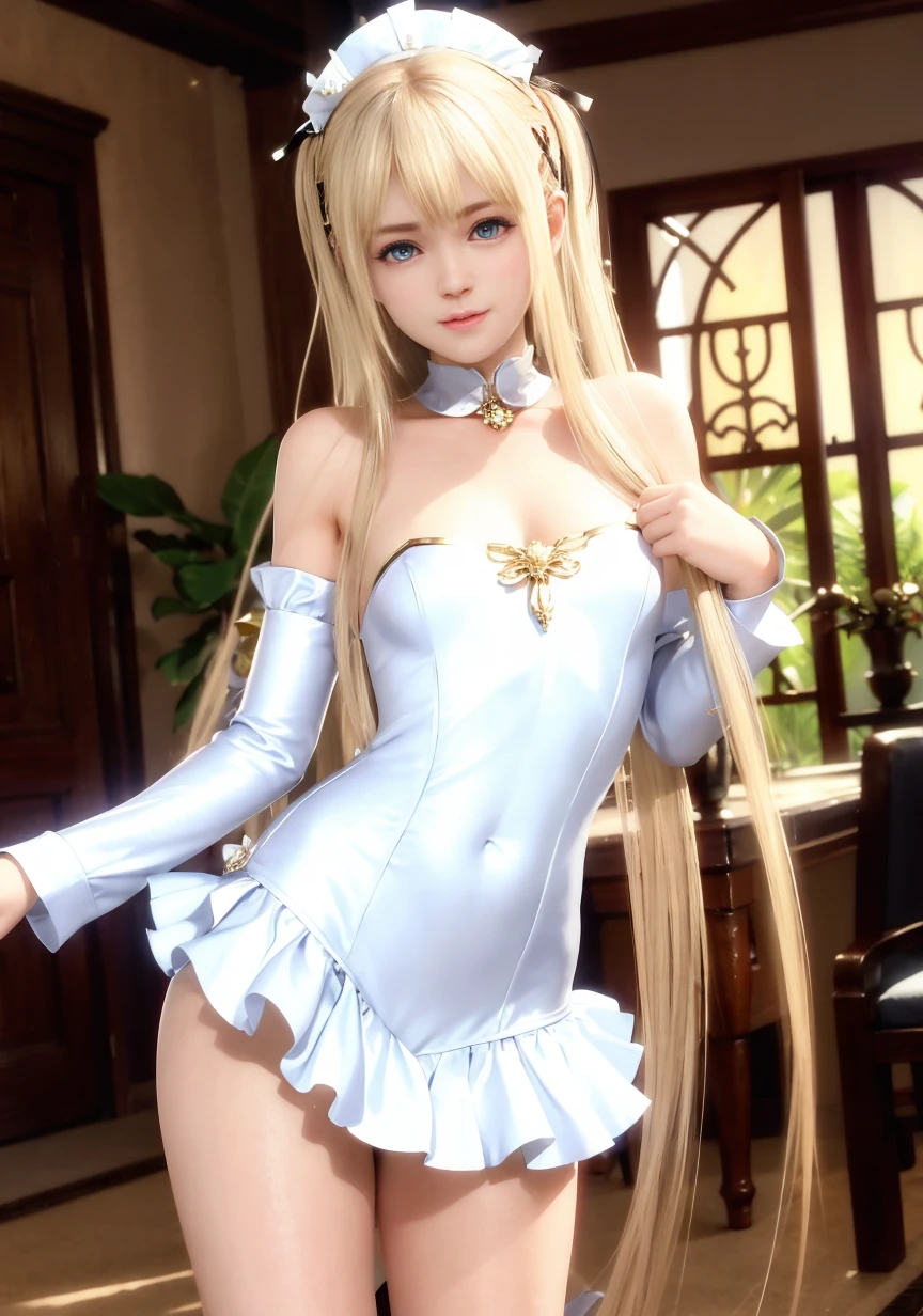 Colossal tits、Marie Rose、blondehair、Wave hair、thigh high boots、Beautiful super long straight silky hair shining dazzling golden color、bright expression、Blonde girl posing with white top、Long golden bangs between the eyes、 、Shiny cheeks、Real life girls、 girl、Beautiful girl in shining golden platinum blonde、Beautiful big bright blue eyes、