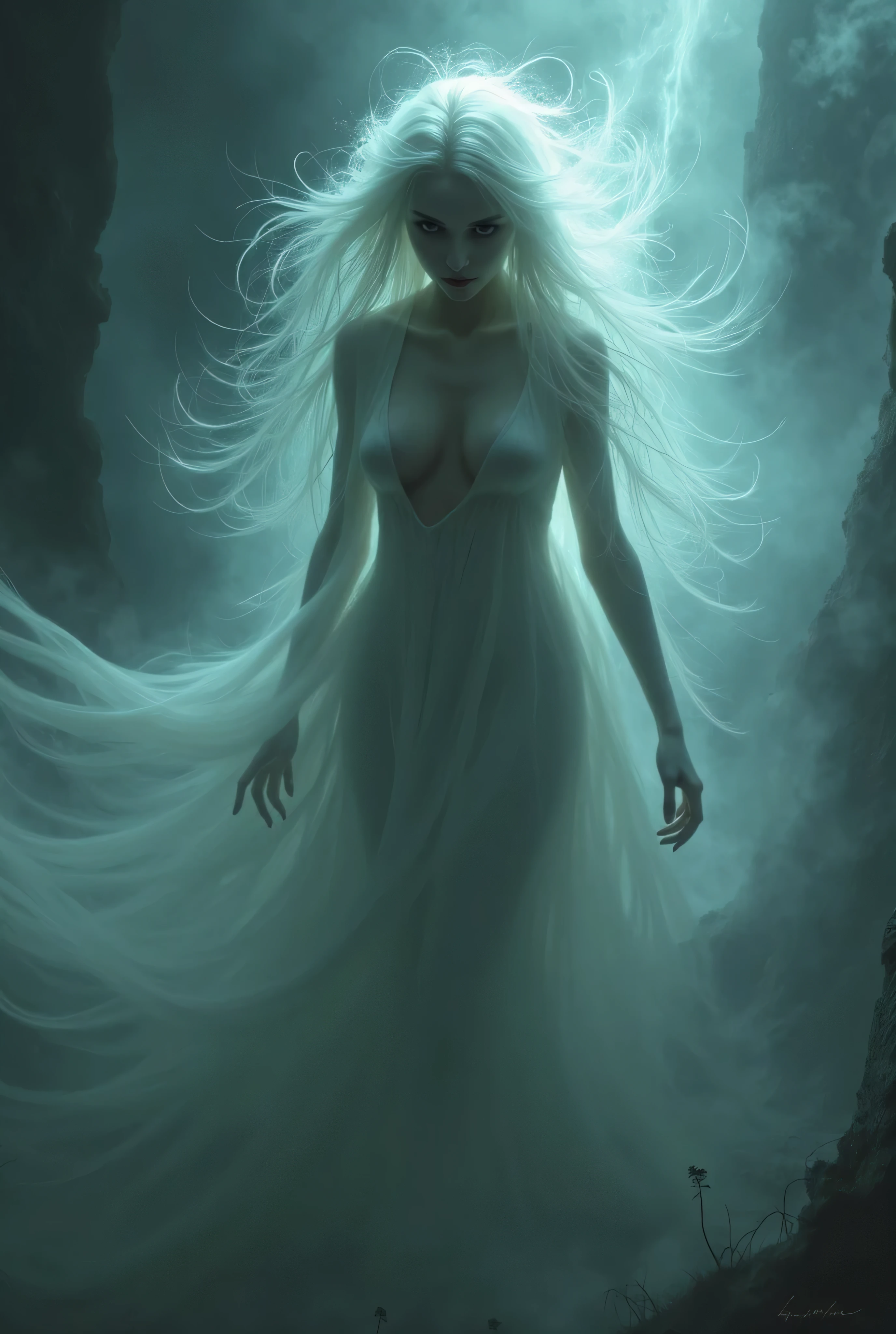 Meisterwerk, Best quality, Full body shot (Head and feet in the frame)(High-precision drawing down to the smallest detail)(extremely precise representation)a breathtakingly beautiful (also scary) young deep sea siren girl with legs, aber auch mit transparenten Flossen, (very athletic body),scantily clad in transparent fabric with shell and pearl jewelry, nicely distributed scales, meets chtulhu (alter Gott aus Necronomicon) nachts unter Wasser, fit, Small breasts, antike Unterwasserstadt im Hintergrund, sehr detailiert, lebendiges Aussehen, kreatives Verhalten, extrem detailliert, einfallsreich, sinnlich, spontan, highest quality, Hauttextur, komplizierte Details, (filmische Beleuchtung), RAW-Foto, 8k, Meisterwerk, Best quality, ultra detailliert, sehr detaillierte Bilder, extrem detailliert, komplizierte Details, highres, super komplexe Details, extrem detailliertes 8k CG-Hintergrundbild, Anime, cgi, teuflisch, erschreckend, dynamische Beleuchtung