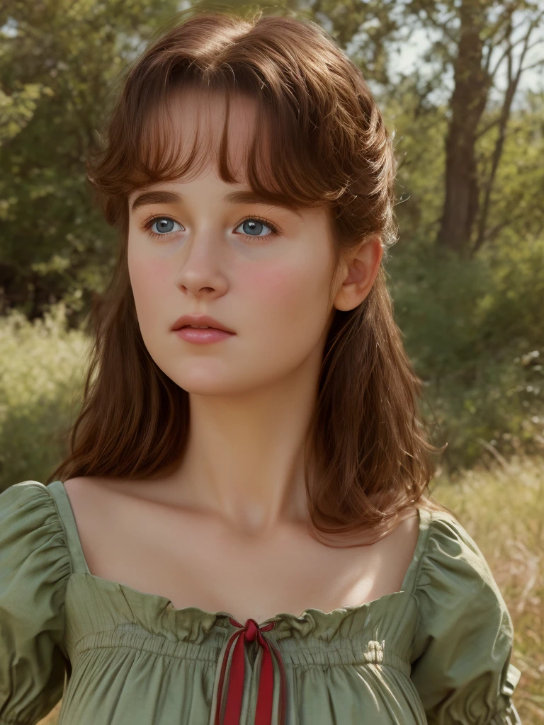 analog film photo, photo of a young elven girl, 18 years old, elf ears, amber eyes, curly brunette bob cut, tan complexion, Amazonian stature, voluptuous hourglass figure, busty bosom, narrow waist, full hips, big plump buttocks, wearing a linen sun dress, strolling through a sunny fantasy landscape, RAW Photograph, dslr, soft lighting, high quality, film grain, Fujifilm XT3, detailed skin with visible pores, insane details, masterpiece, 8k, 35mm photograph, dslr, kodachrome, faded film, desaturated, grainy, vintage, Lomography, stained, highly detailed, found footage, close-up shot, elven ears