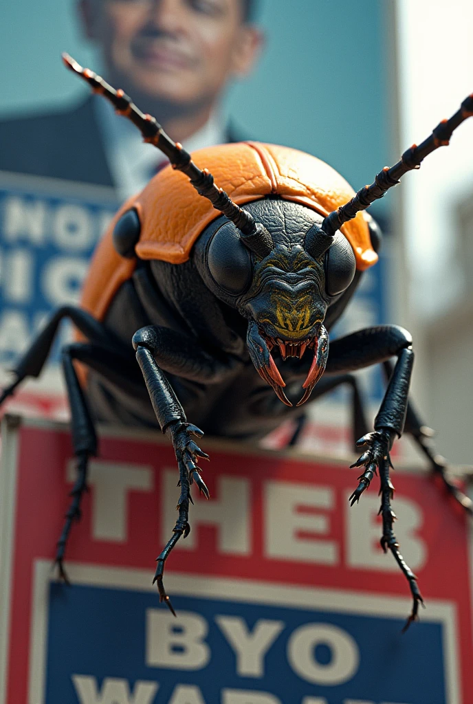 a cockroach superhero crawling on the wall, girl screaming, highly detailed, 8k, photorealistic, detailed skin textures, hyperrealistic, intricate details, cinematic lighting, dramatic pose, cinematic angle, striking colors, muted palette, gritty, urban setting, cyberpunk, intricate mechanical features, insectoid features, glowing eyes, powerful muscles, dynamic action, cinematic framing, striking composition
