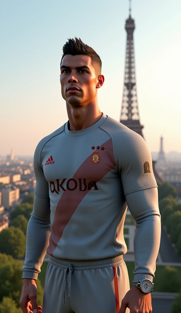 Eiffel Tower France Soccer Shirt