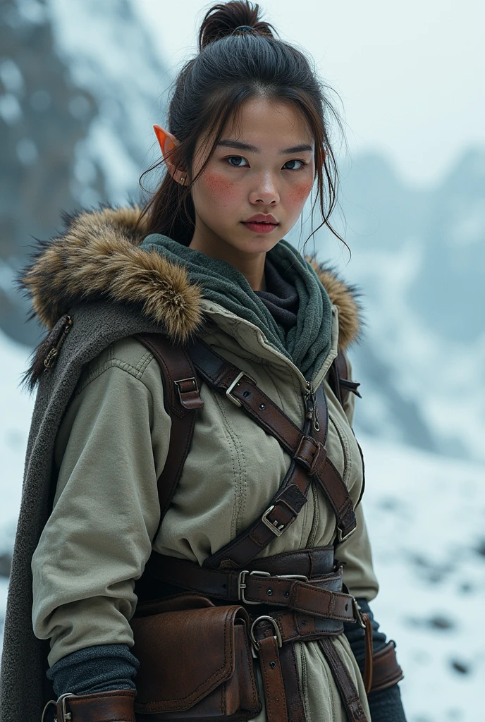 (8k, best quality, masterpiece),(best quality), (ultra highres), action pose, a beautiful woman <lora:AnnaelliV4:1.0> , detailed iris, black hair, full body portrait, wearing rey jedi robes, star wars, forest endor background, modelshoot style, intricate, elegant, skin details, realism, (hyperrealism), (cinematic), (hyperdetailed), hdr