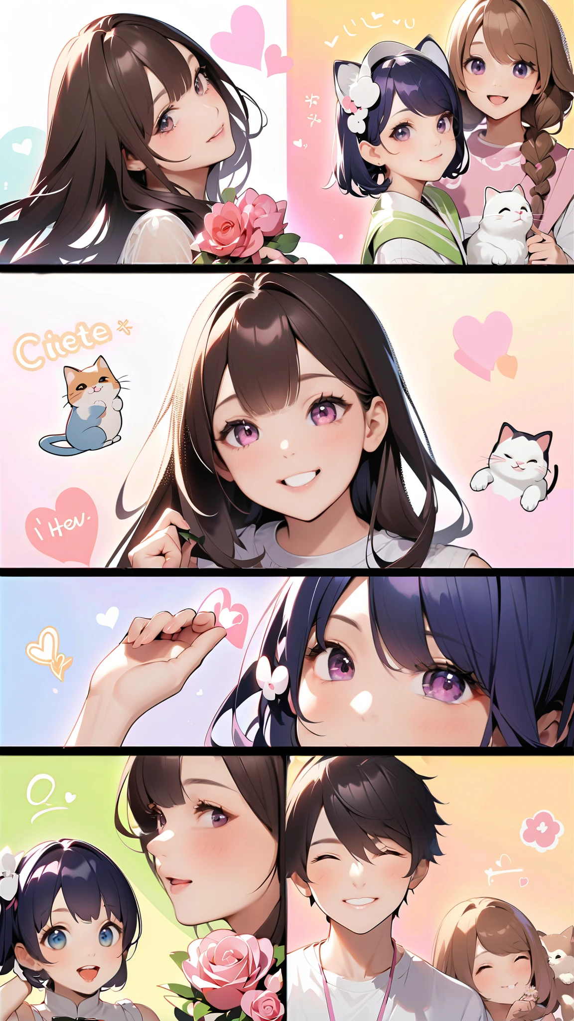 、Humans love it, it's possible、single、 beautiful face 、adorable 、cute cat 、 exciting 、virtue personality 、that' talking about you !、、ager 、smile、single、fragrance aromatic 、I'I haven' clean skin 、smart、everyone love her、