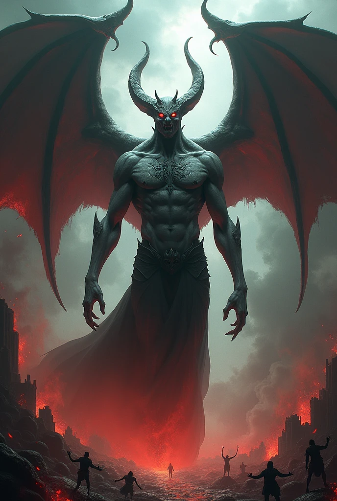 Give me an illustration of the male incubus tenebris demon