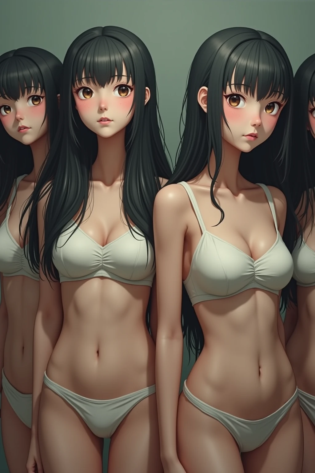(Japanese Clone-girls=Myself), (Super Best masterpiece Clone-girls Raw Photography Art), (16K, Highest quality, Ultra-high resolution, RAW Photos), (It&#39;s so unrealistic., With unparalleled depiction, With an unfathomable sight, An unprecedented and shocking worldview, Clone-girls: In a world of mass reproduction, Ultra-realistic), (Japanese Girls, Sasaki Nozomi, 26yo, Small face, Thick black hair, long hair, Dark Eyes, Mature face, Cute Smile, Smiling face, A gentle gaze, Very pleasant look), (Very beautiful detailed girls, Accurate body structure, Accurate body movements, Very detailed body, (Super big breasts, Large bulge of ample breasts)), (Summer casual clothes, Short sleeve, mini skirt, hour々I can see your pants, Cleavage Emphasis, Emphasise the fullness of your breasts), (Very detailed, Myself cloning, Depiction of splitting oneself, 1Myself girl→1,000,000,000,000,000,000,000,000,000,000Myself cloning girls), (Very detailed and intricate, Myself clone-girlsから, Myself&#39;s body is multiplying, A perfectly matched depiction, (In the same female body,With the same face, With the same hairstyle, In the same clothes, At the same height, 同じSuper big breasts)), (1,000,000,000,000,000,000,000,000,000,The number has increased to over 10,000.), (Myself girls only), (1,000,000,000,000,000,000,000,000,000,000,000,000,000,000,000,000,000,000,000,000,000,000Myself girls), (Very detailed描写で, Physical contact), (Very detailed depiction, Clear and accurate perspective depiction, Ultra-wide field of view, Focus on the average value of the image, Illuminated from the front by a soft, bright light), hug, kiss, Chest to Chest, Happy laughter
