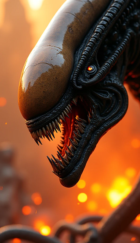 medium shot, <lora:Xenomorph:1>, sexy korean alien woman, kpop, k-pop, hot, (busty:0.5), jaws, teeth, sexy, erotic, surreal, head, long, creature, body, tail, mouth,  simple background, (masterpiece:1.0), (best quality:1.0), beautiful, (intricate details), unity 8k wallpaper, ultra detailed, flash photography lighting
