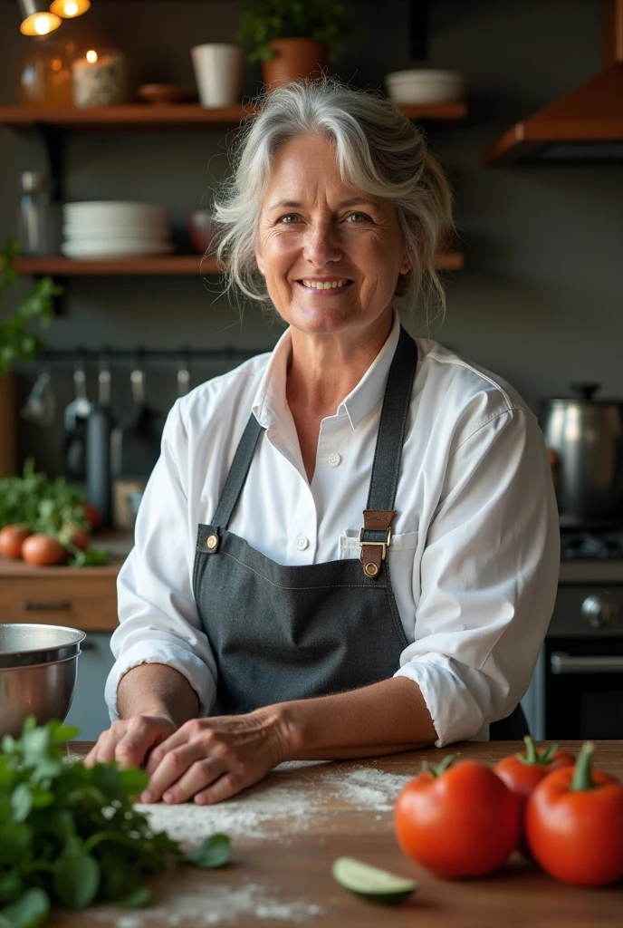 patty murray <lora:senate_093_patty_murray:0.65> , face closeup, face focus, shirt, formal, suit, collared shirt, white shirt, jacket,
wearing a chef hat and apron, with a kitchen in the background,
best quality, masterpiece, HDR, professional, studio quality, highres,
