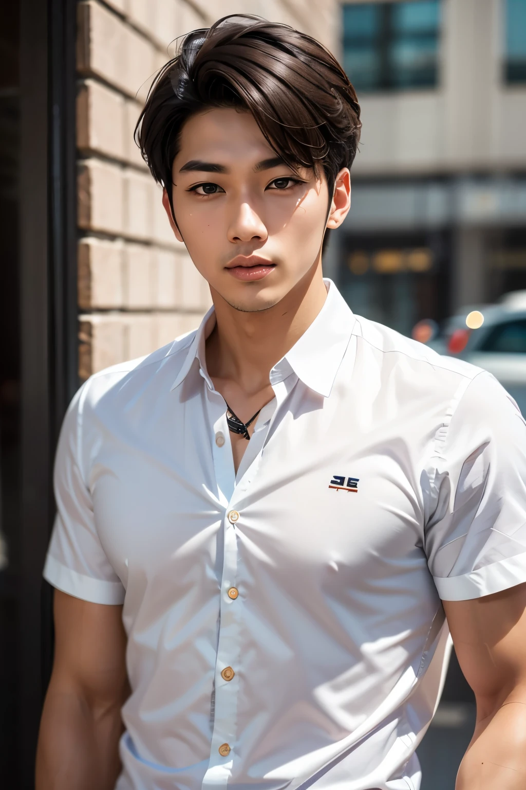 Handsome man in his early 20s、A handsome man who likes gay men、Please face forward、Male in his early 20s、