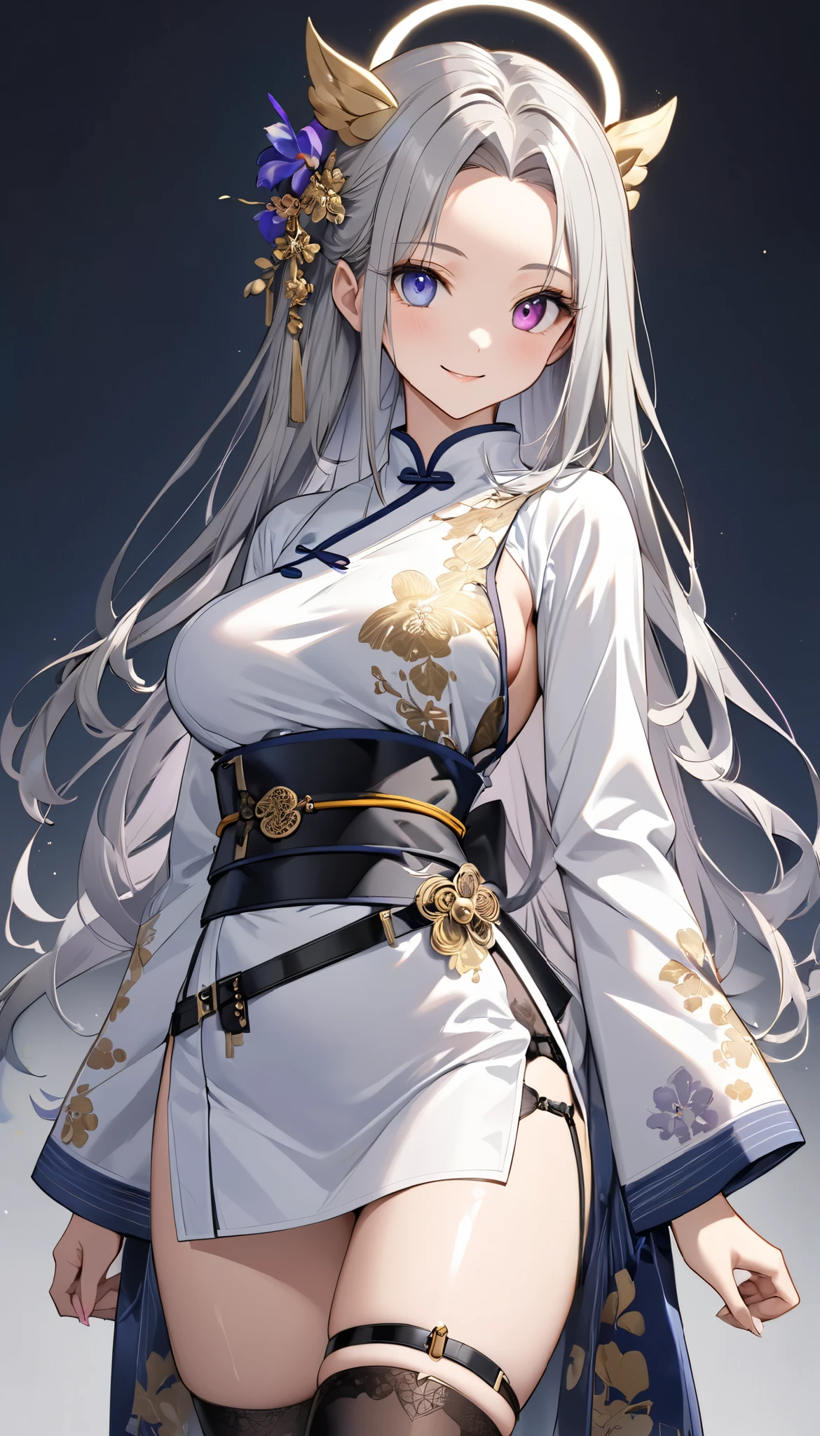 Anime - style image of a woman in a black dress holding a sword, artwork in the style of Gweitz, Gweitz, by ヤン・J, Gweitz on pixiv artstation, Gweitz on artstation pixiv, palace , Girl in Hanfu, Gweitz masterpiece, Beautiful Fantasy Empress, Trending on cgstation