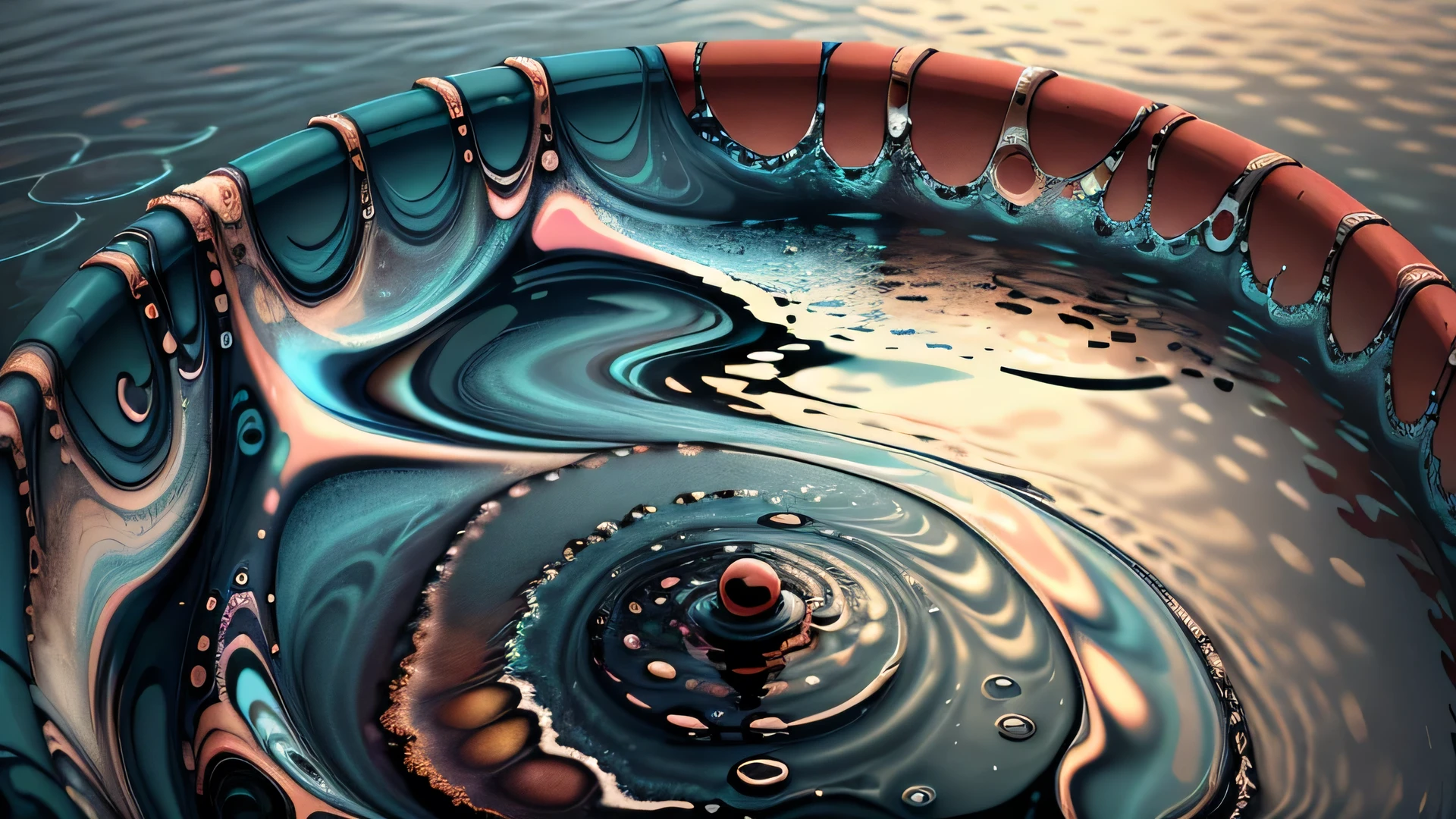 abstract pattern water
