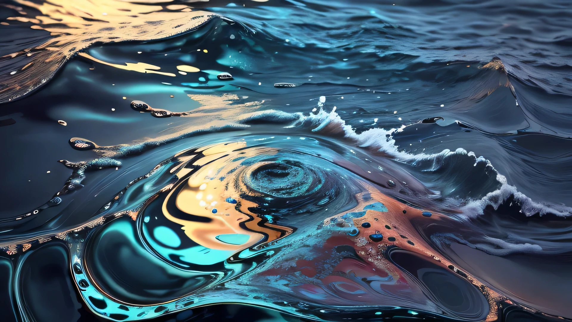 abstract pattern water