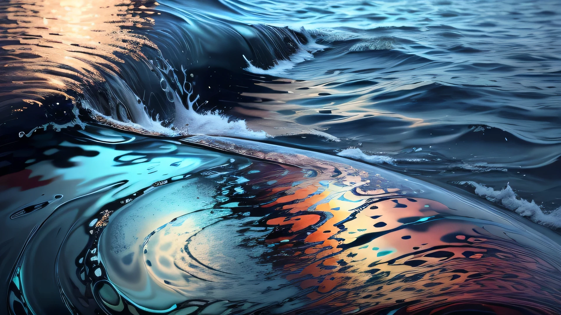 abstract pattern water