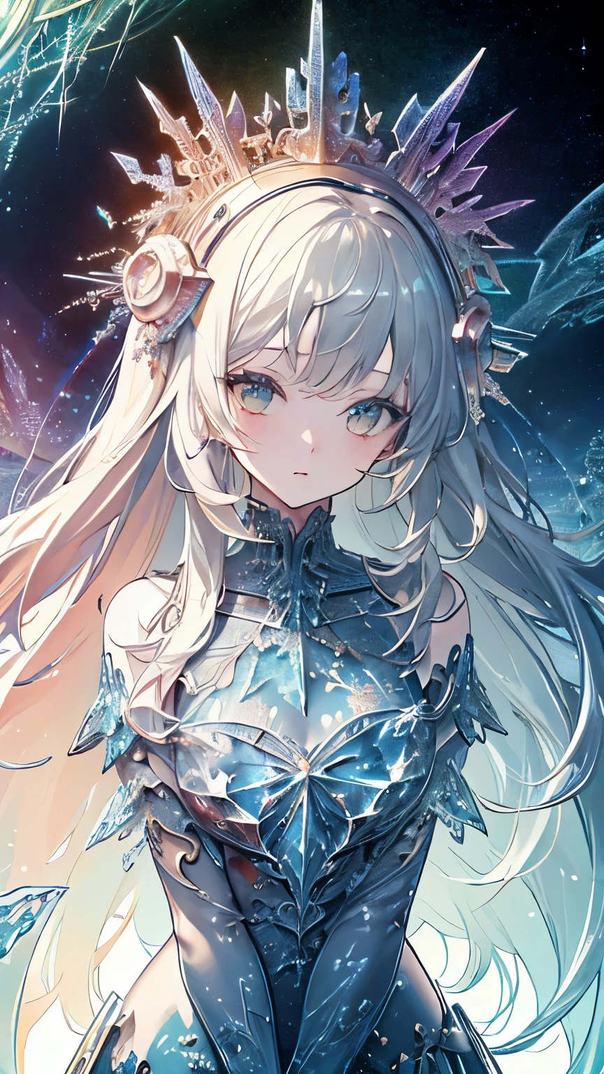 (Masterpiece, Top Quality, Best Quality, Official Art, Beauty and Aesthetics: 1.2), (1girl: 1.3), Very Detailed, (Fractal Art: 1.1), (Color: 1.1) (Diamond: 1.3), Most Detailed, (Zentangle: 1.2), (Dynamic Pose), (Abstract Background: 1.3), (Shiny Skin), (Many Colors: 1.4), ,( earrings:1.4),