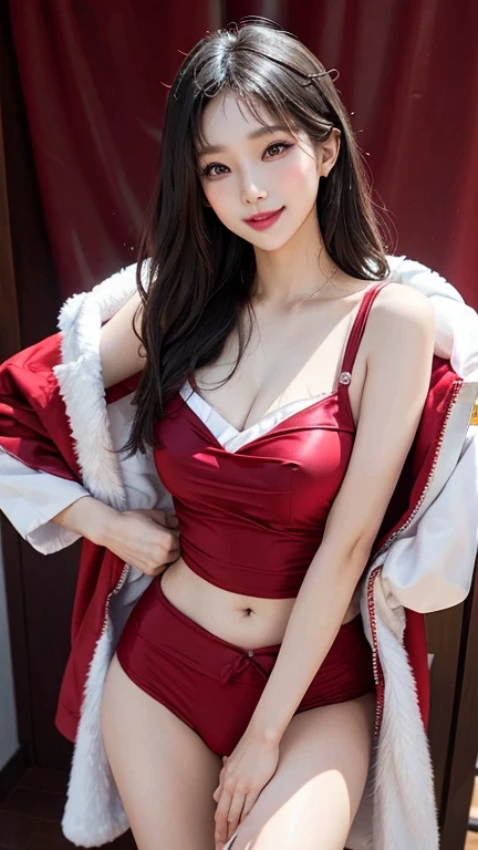 Mai Shiranui, CG 8k ultra-realista, beautiful woman, seductive eyes, make-up, red lips, casual clothes