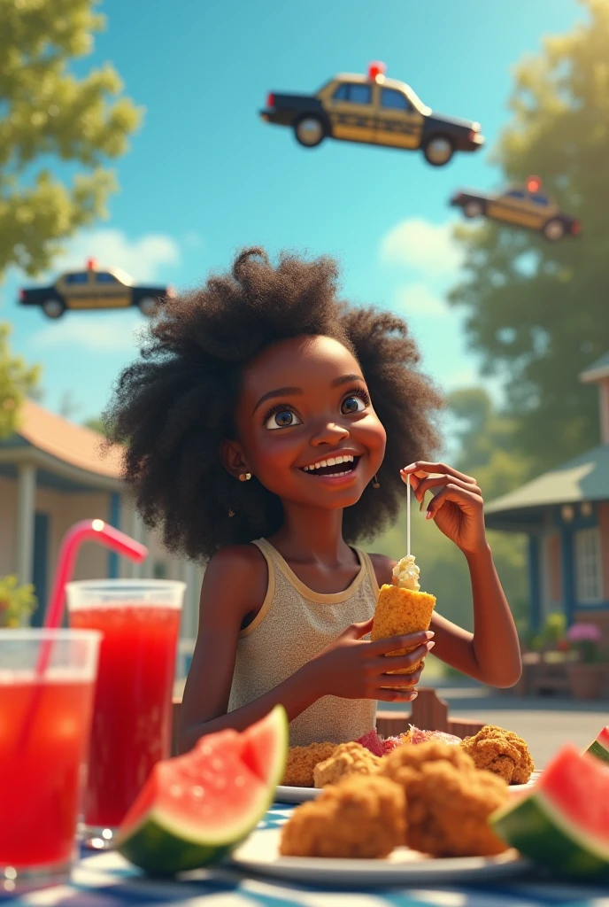 fofo, 可爱, menina sorridente comendo sorvete, doces voando ao seu redor, Pixar, Disney, Cinema lighting, jogos, 8k, Magic, amor, title "Parque da joy", Logo, Logo, Presentation, Disney, marca registrada, mercado, Logo, inflatable, trampolim, no deformed,