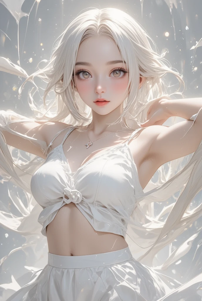 White silk pantyhose,open open mouth,spread their legs,Cute nose,cute and beautiful girl,The legs are relatively long,The chest is relatively large,Naked,,Face me below,The eyes are relatively large,Good facial features,Long hair,The reveal panties,The eyeballs are relatively large,sparkle in eyes,Tender feet,The nose is relatively large,White color hair,Raise your hands,Stick out her tongue,No shoes on,Pee,dual horsetail,Sweat all over the body,Squat horse step,Touch your fingers on your panties,With a lollipop in his mouth,streaming tears,Urine leaking from under panties,Time stops in the air,Can't move,You can do whatever you want,16K resolution