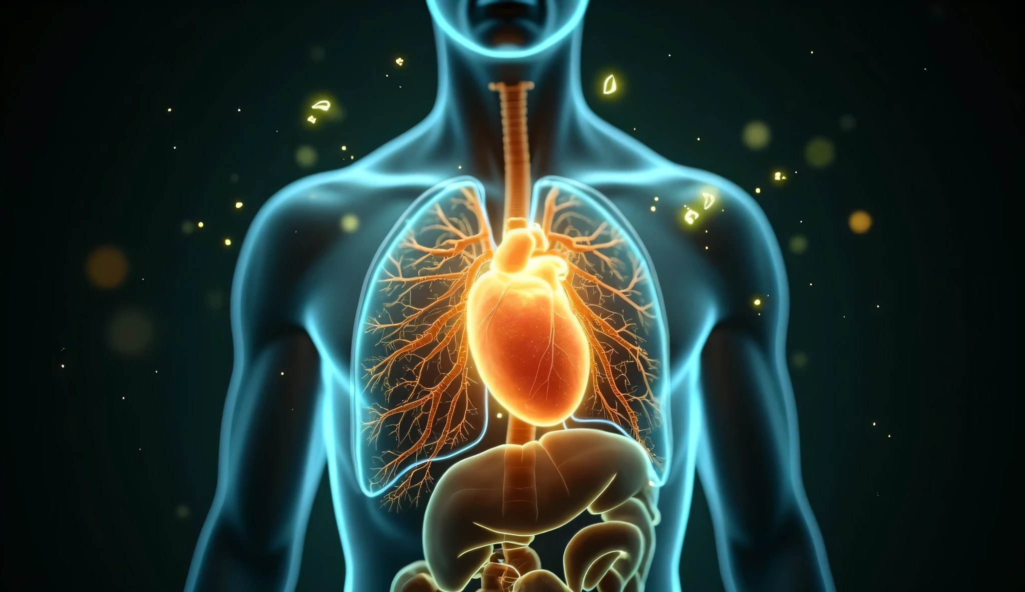 An image with a human being with the energetic nervous system that is transformed into gold coins from the pelvic base to the heart. It could represent a kind of symbolic metamorphosis where the vital energy of the being is converted into tangible wealth or value as it flows from the base of the body towards the emotional and spiritual center..
If you need more help with this or have any other questions, I'll be happy to help you!((mejor calidad)), ((obra maestra)), (detallado), cara perfecta