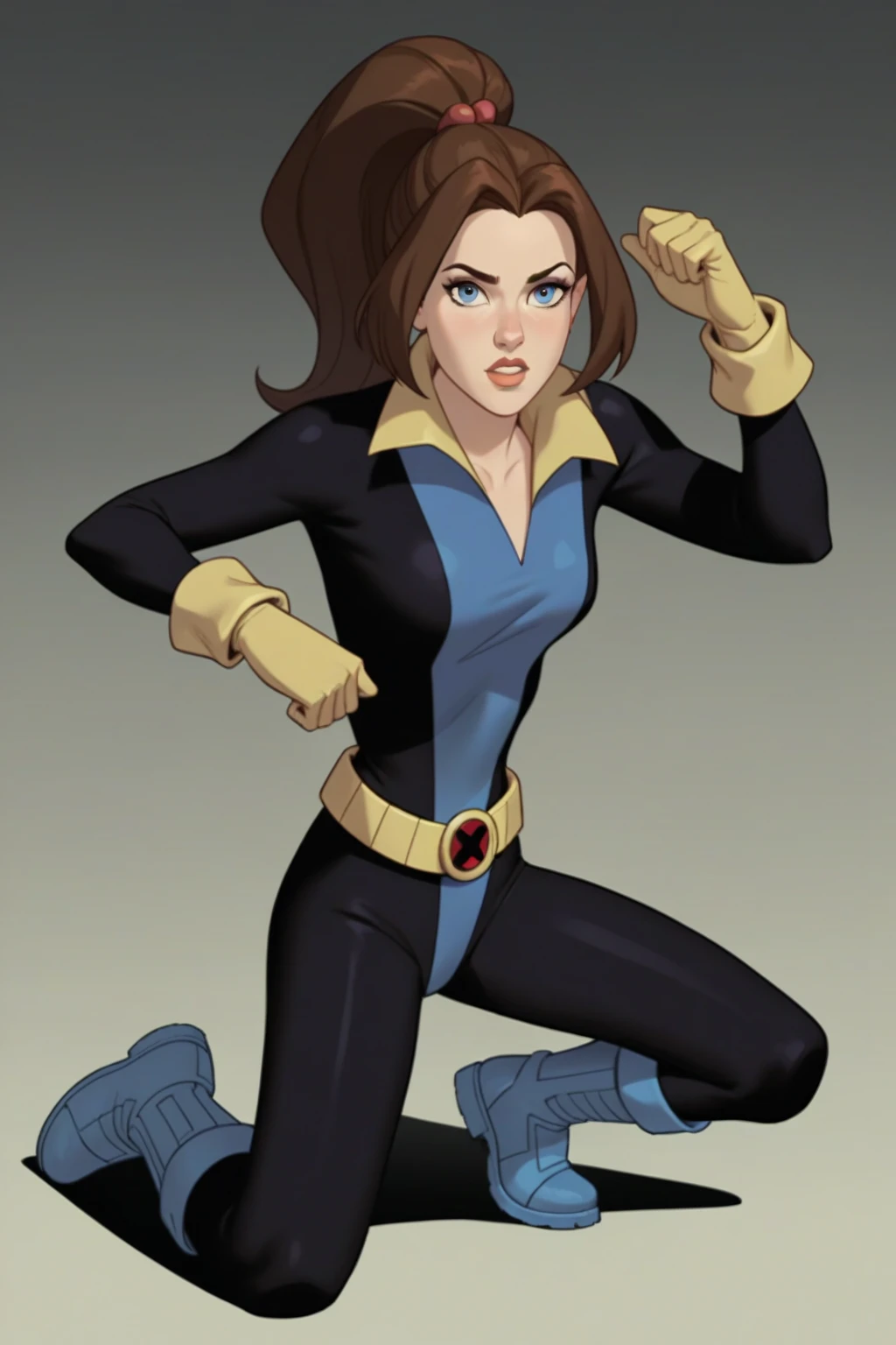 A realistic drawing drawing node of a woman sitting on the floor with a dragon, comic book cover art by Phil Noto, Chris Moore. Artgerm, Kate Bishop, Jamie McKelvie Comic Art, High Quality Colored Sketch, Phil Noto Comic Art, J. Scott Campbell, Phil Noto, Full Color Illustration, Colored Sketch, ArtGerm and Greg Rutkowski