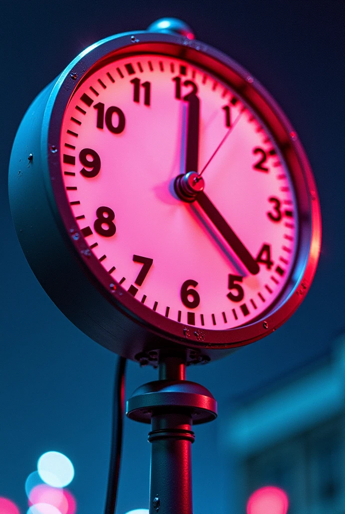 a close up of a sign with a clock and a clock on it, an album cover inspired by Maximilian Cercha, featured on pixabay, funk art, 8 0 s art, future funk, retro-future, late 80's, 8 0 s art deco, future retro, 80s retro, 80s poster, retro future