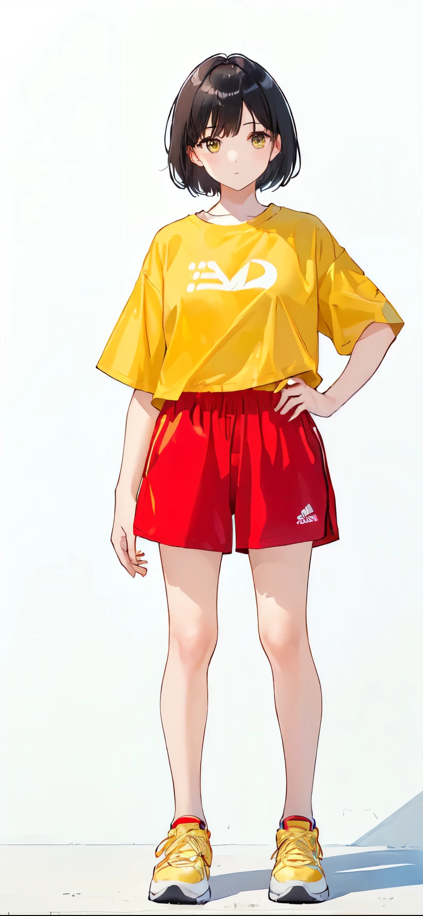 Girl, gym clothes
