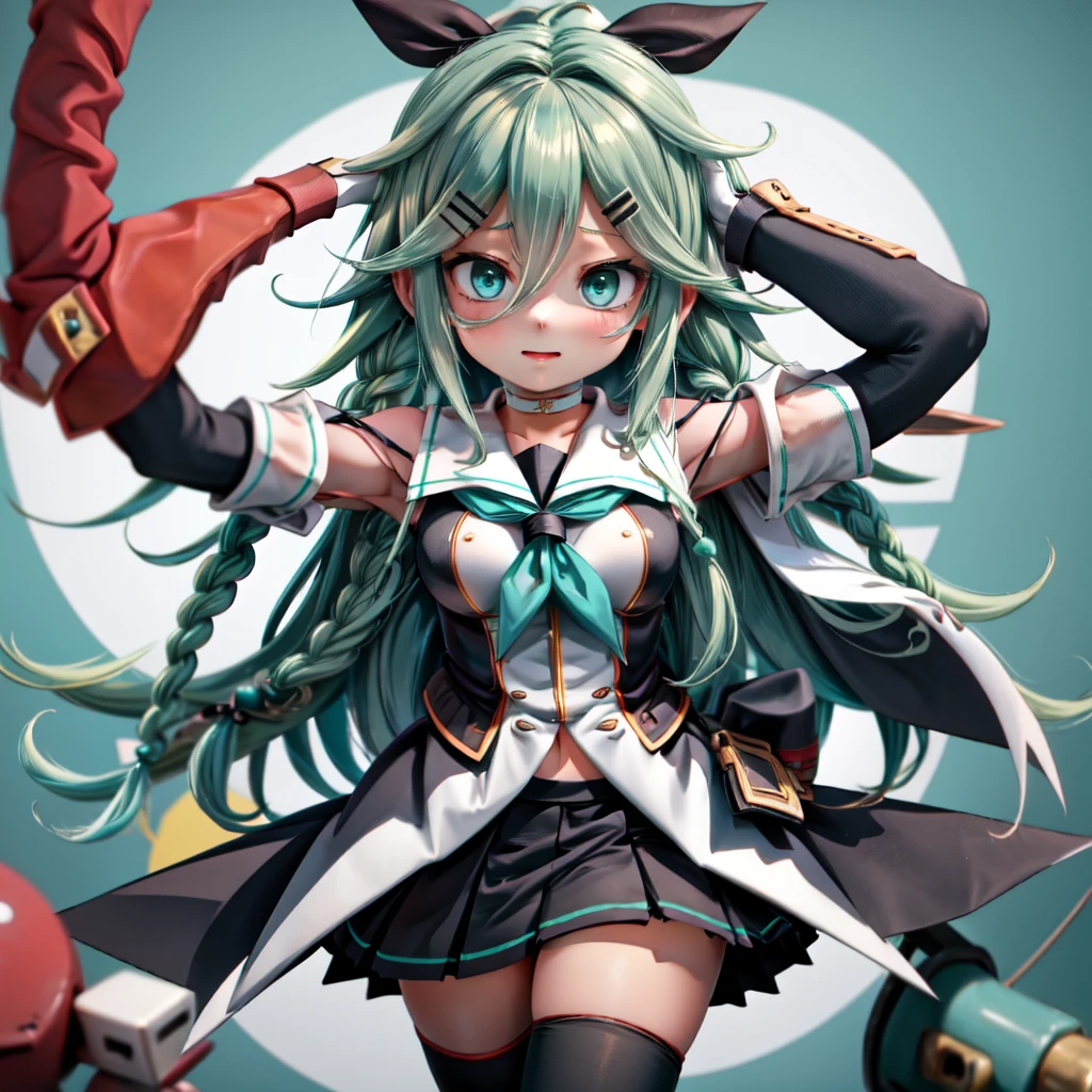 Gatling nuclear missile Bodhisattva，A cute girl