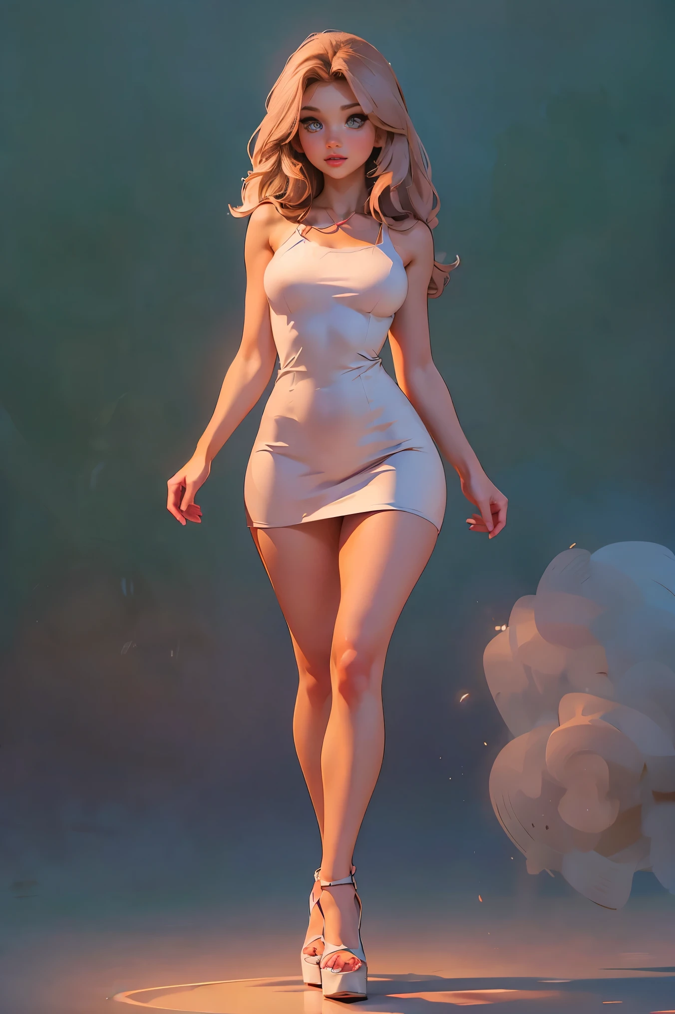 Beautiful in her pose