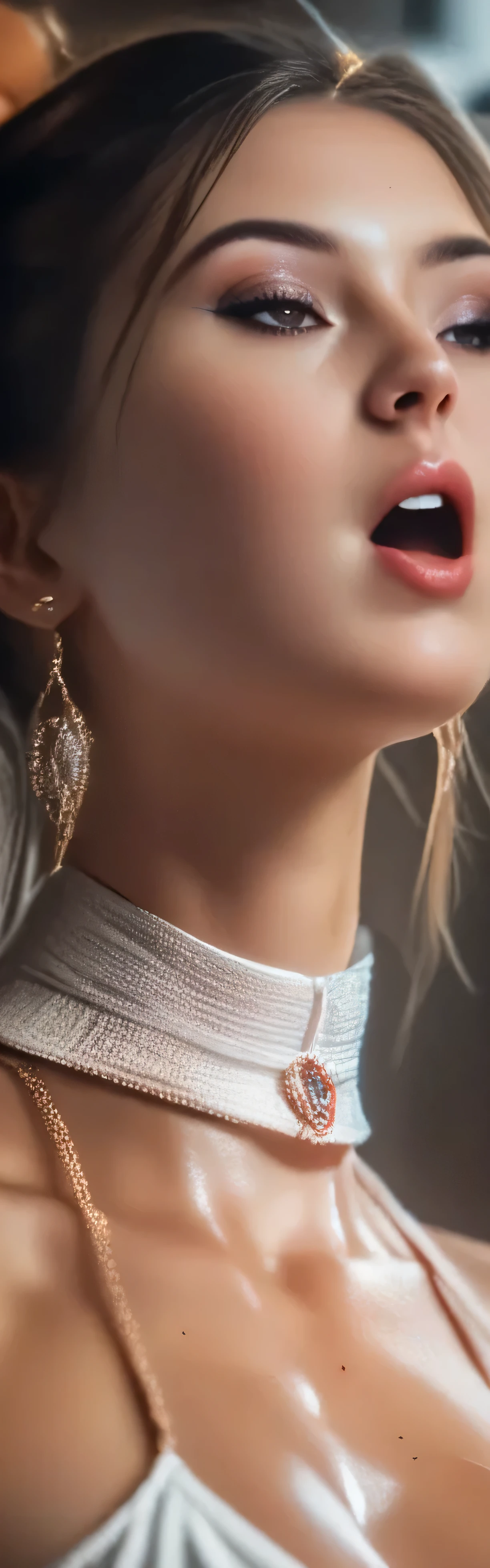 (masterpiece, best_quality:1.2), extremely detailed and realistic female anatomy,seductive ,she is forcefully fucked hard