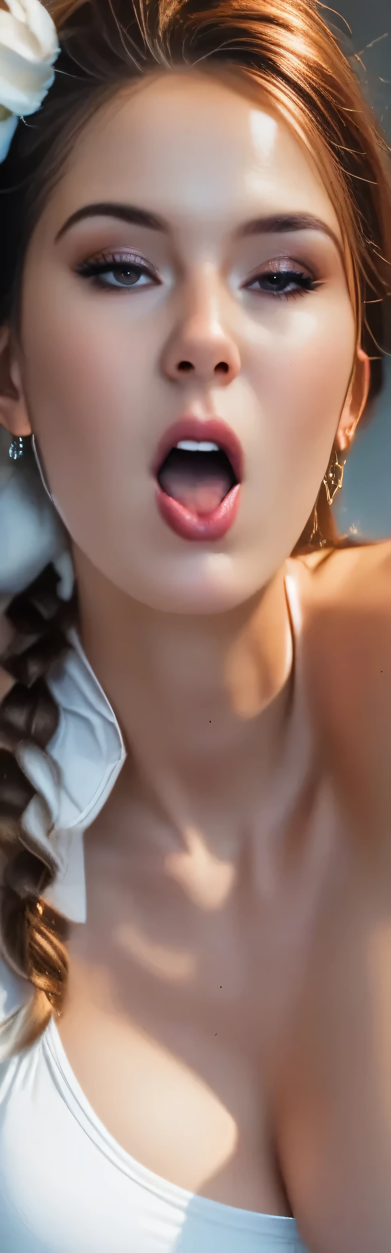 (masterpiece, best_quality:1.2), extremely detailed and realistic female anatomy,seductive ,she is forcefully fucked hard
