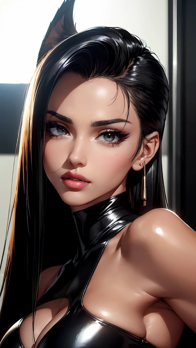(masterpiece,High quality,Top quality,super detail, best quality ,)hair detail ,skin details,body details,facial details,hd,full body view,1 woman,beautiful,Control several small black squares,Many squares all around,