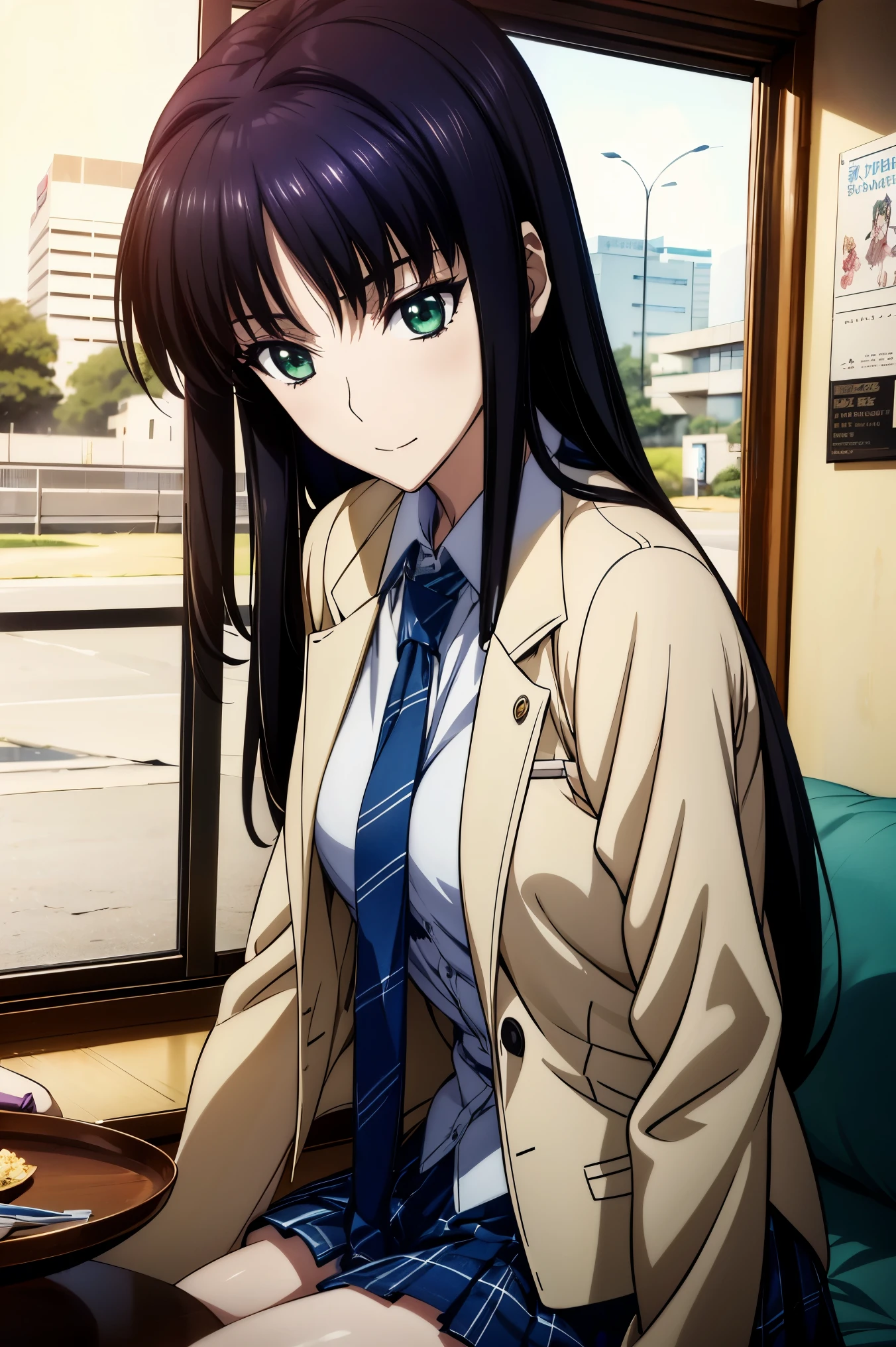 最 High Quality , Face focus,  soft light,  super high definition, ((( green eyes))),赤 purple hair, beautifulアニメ高校の女の子,(Masterpiece:1.2, 最  High Quality  ), ( realistic, photo realistic:1.4),  beautifulイラスト, (  natural light , Movie Screenplay  ), nsfw,  watch viewers  , COWBOY SHOOTING ,  front view:0.6,  1 girl,  Japanese , university student の女の子,  perfect face,  beautiful髪,  beautiful顔,  beautiful and amazing eyes,  beautiful鎖骨,  beautiful体,  beautiful胸,  beautiful太もも,  beautiful足,  beautiful指 , (((  navy jacket  ),  Light Blue Collared Shirt,  Dark Blue Pleated Mini Skirt Vibrator  ,  black socks,  blue tartan ribbon tie  )), ( beautiful風景),  evening , Riverside, walk,  smooth anime cg art  , 魅惑的な  Anime Girl  ,  Let's Make a Girl in a Long Coat  ,  high definition,  very detailedなイラスト,  High Resolution Faces in a Gorgeous Guest Room  ,  RAW photo,  Film Grain  ,  standing  , UHD and 8K Connection  , 長い赤  purple hairと green eyesをした  Anime Girl  ,  anime Moe art style , 若い  Anime Girl  の接写,  smooth anime cg art  , beautifulアニメの university student の女の子,  anime Moe art style , シュールな university student の女の子,  Anime Girl  , 魅力的な  Anime Girl  , シュールな university student の女の子, GIRL WITH SHINY CLOTHING  ,  high definition,  CG Details  ,  High Quality  shadows,  beautiful、delicate face、All the details , ディテール beautiful DELICATE EYES FULL OF DECISION,break(  High Resolution 8K Wallpaper  ),(高度に  CG Details  8kの壁紙),Makima (  chainsaw man  ),Scathach ( destiny /  Grand Order Needed),Reika Shimohira ,  high definition, とても繊細で beautifulCGイラスト,最  High Quality  ,  realistic Feeling , realistic fabric, realistic texture,(((  debris flies))), (((最  High Quality  ))),8k,At 32k,Masterpiece,  beautiful and charming anime woman ,  supermarket,  very detailed,  high definition,シュールな university student の女の子,Masterpiece, 最  High Quality  ,  High Quality  , Freshness ,  High Quality  texture,  High Quality  shadow,  high detail,  sex,  1 girl, university student ,Alone,I,Alone,Alone, ADULT BIB , beautiful長い脚,  beautiful胸,  beautiful太もも,  Tight Legs  ,  beautiful leg line ,  Slender Waist in an Unmanned Bar  ,Mature body girl, big breasted ,  beautiful胸,reddish  purple hair,  purple hair, BLACK CURRANT HAIR , charming  Anime Girl  ,  colorful hair,  straight hair ,shy smile,幸せそうなsmile,  Brilliant Appearance  ,cute smile,Cool Beauty, beautiful女性,  handsome face  ,  beautiful写実性,  Attractive Figure ,  enchanting face  ,  calm expression , beautiful髪,smile,  colorful eyes , green eyes,Jade Eyes, beautiful目,bright eyes, DELICATE EYES FULL OF DECISION, Jewel Eyes ,Jade Eyes,( green eyes:1.5), charming face,8 heads,:171cm,彼女は首に  necklace 身に着けています,  necklace ,beaded  necklace ,Magatama Accessories,smile