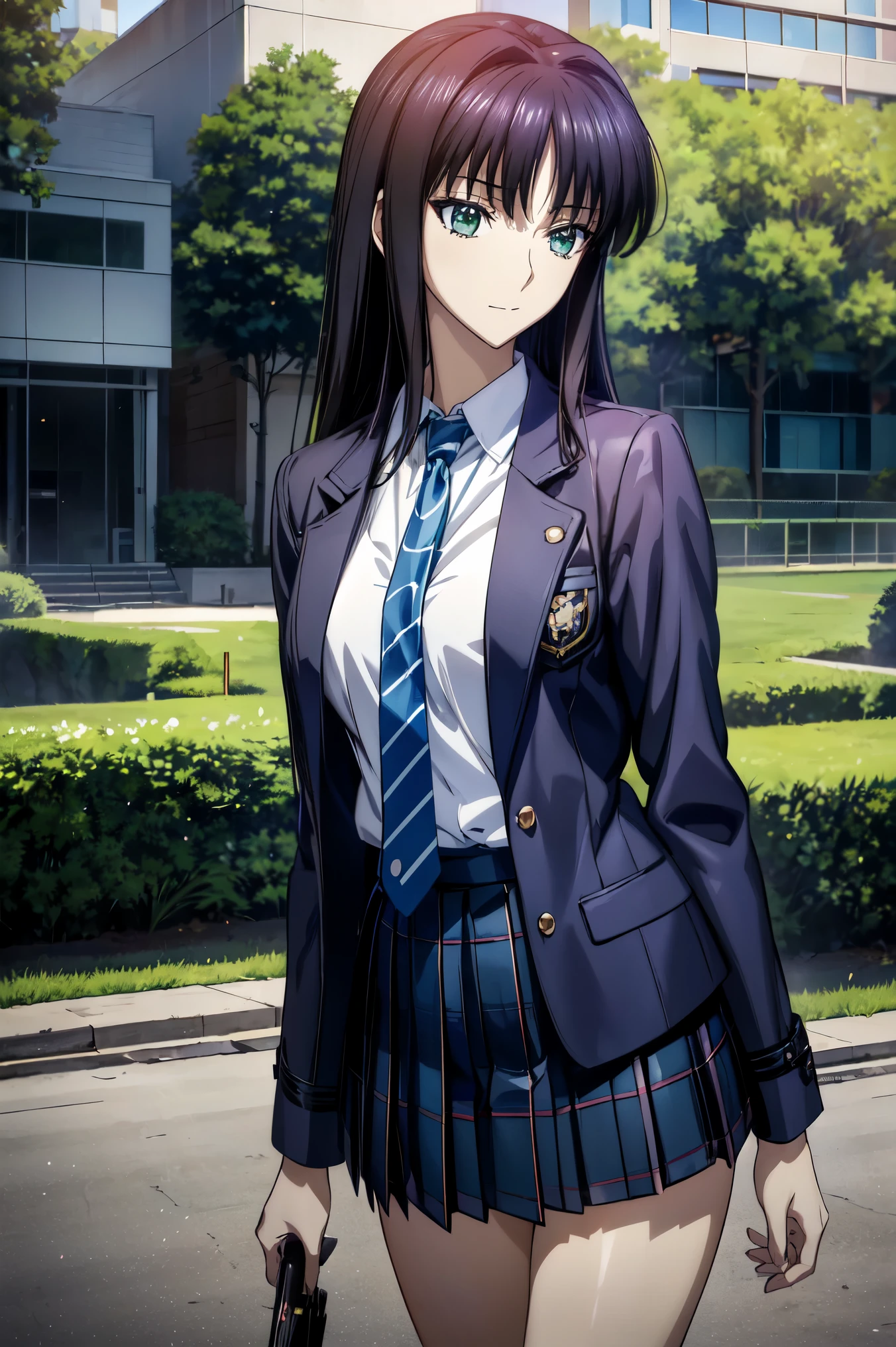 最 High Quality , Face focus, soft light, super high definition, ((( green eyes))),赤 purple hair, beautifulアニメ高校の女の子,(Masterpiece:1.2, 最 High Quality ), ( realistic, photo realistic:1.4), beautifulイラスト, ( natural light , Movie Screenplay ), nsfw, watch viewers , COWBOY SHOOTING , front view:0.6, 1 girl, Japanese , university student の女の子, perfect face, beautiful髪, beautiful顔, beautiful and amazing eyes, beautiful鎖骨, beautiful体, beautiful胸, beautiful太もも, beautiful足, beautiful指 , ((( navy jacket ), Light Blue Collared Shirt, Dark Blue Pleated Mini Skirt Vibrator , black socks, blue tartan ribbon tie )), ( beautiful風景), evening , Riverside, walk, smooth anime cg art , 魅惑的な Anime Girl , Let's Make a Girl in a Long Coat , high definition, very detailedなイラスト, High Resolution Faces in a Gorgeous Guest Room , RAW photo, Film Grain , standing , UHD and 8K Connection , 長い赤 purple hairと green eyesをした Anime Girl , anime Moe art style , 若い Anime Girl の接写, smooth anime cg art , beautifulアニメの university student の女の子, anime Moe art style , シュールな university student の女の子, Anime Girl , 魅力的な Anime Girl , シュールな university student の女の子, GIRL WITH SHINY CLOTHING , high definition, CG Details , High Quality shadows, beautiful、delicate face、All the details , ディテール beautiful DELICATE EYES FULL OF DECISION,break( High Resolution 8K Wallpaper ),(高度に CG Details 8kの壁紙),Makima ( chainsaw man ),Scathach ( destiny / Grand Order Needed),Reika Shimohira , high definition, とても繊細で beautifulCGイラスト,最 High Quality , realistic Feeling , realistic fabric, realistic texture,((( debris flies))), (((最 High Quality ))),8k,At 32k,Masterpiece, beautiful and charming anime woman , supermarket, very detailed, high definition,シュールな university student の女の子,Masterpiece, 最 High Quality , High Quality , Freshness , High Quality texture, High Quality shadow, high detail, sex, 1 girl, university student ,Alone,I,Alone,Alone, ADULT BIB , beautiful長い脚, beautiful胸, beautiful太もも, Tight Legs , beautiful leg line , Slender Waist in an Unmanned Bar ,Mature body girl, big breasted , beautiful胸,reddish purple hair, purple hair, BLACK CURRANT HAIR , charming Anime Girl , colorful hair, straight hair ,shy smile,幸せそうなsmile, Brilliant Appearance ,cute smile,Cool Beauty, beautiful女性, handsome face , beautiful写実性, Attractive Figure , enchanting face , calm expression , beautiful髪,smile, colorful eyes , green eyes,Jade Eyes, beautiful目,bright eyes, DELICATE EYES FULL OF DECISION, Jewel Eyes ,Jade Eyes,( green eyes:1.5), charming face,8 heads,:171cm,彼女は首に necklace 身に着けています, necklace ,beaded necklace ,Magatama Accessories,smile