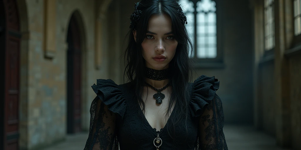 Amy Lee do Evanescence, trono, rainha, ultra realista, lo gothic, 8k