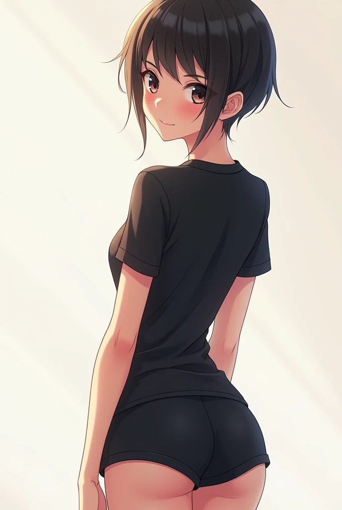 [age: 17]
[Gender: male,boy] 
[Size: 170cm]
[Body: perfect,hot]
[Big ass, big legs]
[Femboy]
[Eyes: bautiful, girly, yellow]
[Cute]
[Domination]
[Bautiful]
[Anime]
[Cute body]
[Hair: black, short]
[Girl panties, black skirt]
[White cute T-shirt]
[No boobs]
[Boy]
