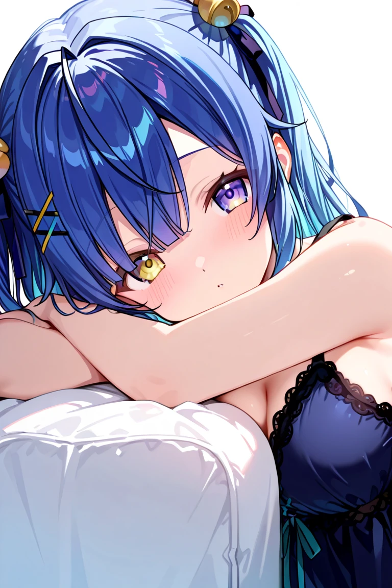 score_9, score_8_up, score_7_up, score_6_up, score_5_up, score_4_up, 1girl, xenovia quarta, short hair, blue hair, , multicolored hair, yellow eyes, green hair, two-tone hair, streaked hair,, large breasts,,,, floox style, rating_explicit, floox style, high resolution,,, expressiveh,, perfect anatomy, masterpiece, solo, naughty face,,,, , ,, big tits, detailed eyes, indoors, lying on side, close-up, nude,naked