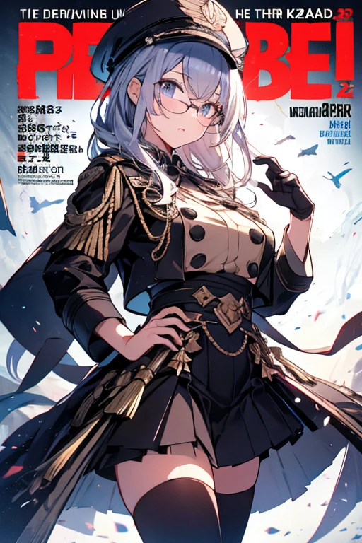 hands facing forward, hands away from head, aherta, long hair, grey hair, hair flower, beret, black headwear, joints, choker, key, sailor collar, shoulder cutout, white dress, detached sleeves, herta, star rail herta, madam herta, star rail, arms up, absolute cinema meme, arms, front, front body, front body, hands up, front arms up, mature body, indiferent face, boring face, two arms only, two hands only, arms up absolute cinema meme, hands away from head, visible hands, hands facing forward
