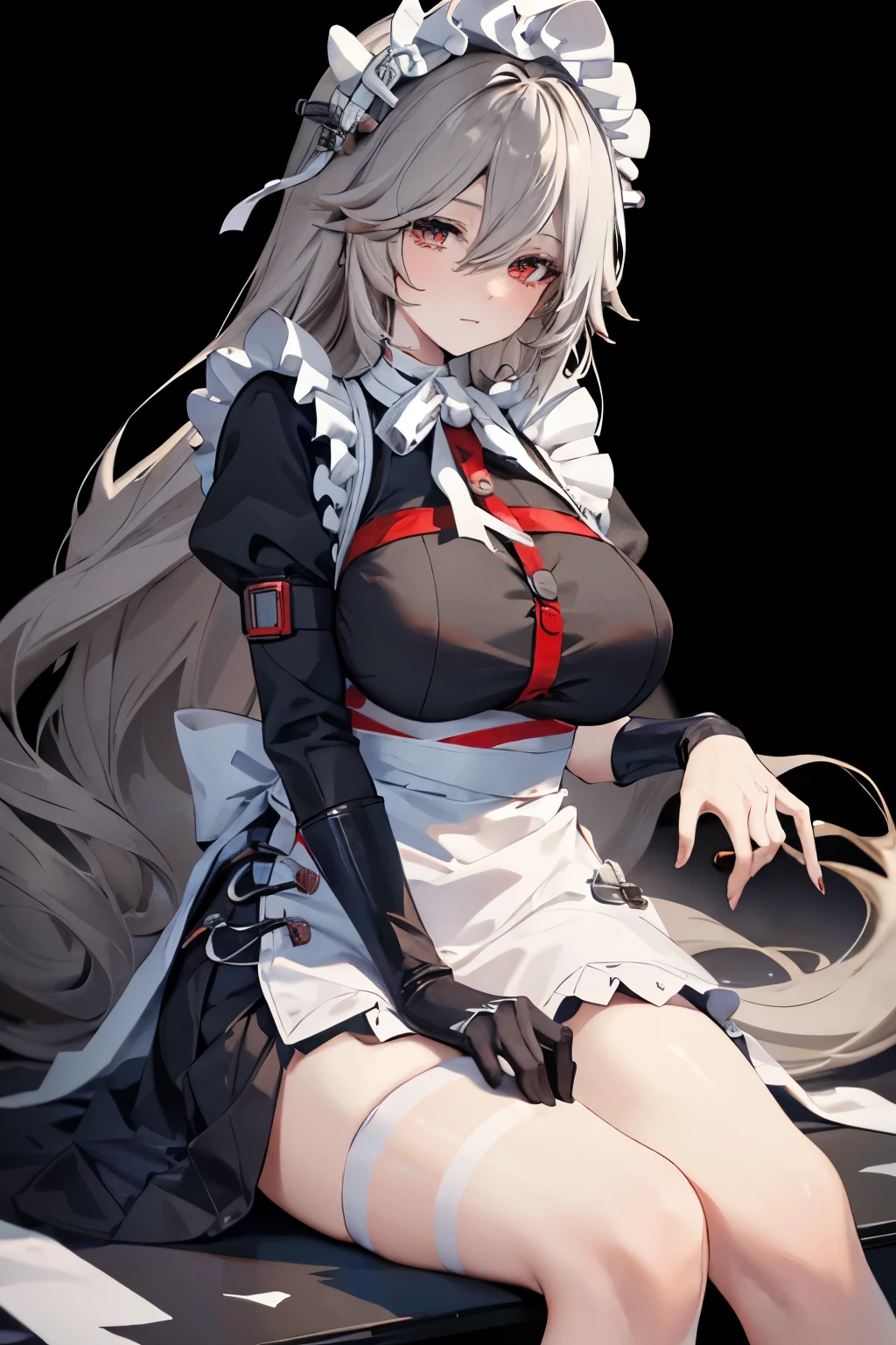 1girl, large breasts, 
cleavage,wariza,tears,;o,  full body, ahegao,v arms, 
belfastpk,  <lora:BelfastPockyV2[belfastpk]:1>