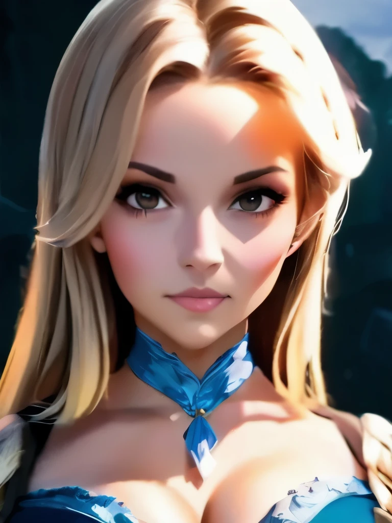 Ultra-detailed complex 3D rendering of the face, (Colossal: 8.8), (masterpiece, top quality, octane rendering, 8K), glamour shot full body image, very beautiful young elf, cleavage, (very detailed skin: 1.2), (exposure: 1.1), (blonde elf)))), (wearing a plummeted tank top of white silk: 1.5)), , Beautiful Caucasian woman with big buttocks full soft breasts and white skin, one, long braided hair, big breasts, dynamic angle, mystical expression, ultra-realistic photos, (((((portrait)))), bare feet, futuristic urban background, facial muscles, detailed and beautiful queen tiara, in the style of Marvel Comics, ArtStation trends, clear focus, studio photography, Intricate detail, highly detailed, detailed yellow eyes, sharp focus, digital rendering, professional, abs, shot with Canon EOS R 6, (((Sexy Pose)))), Natural jungle, Mouth opening lightly, Mansuji, Crotch, Seductive look,