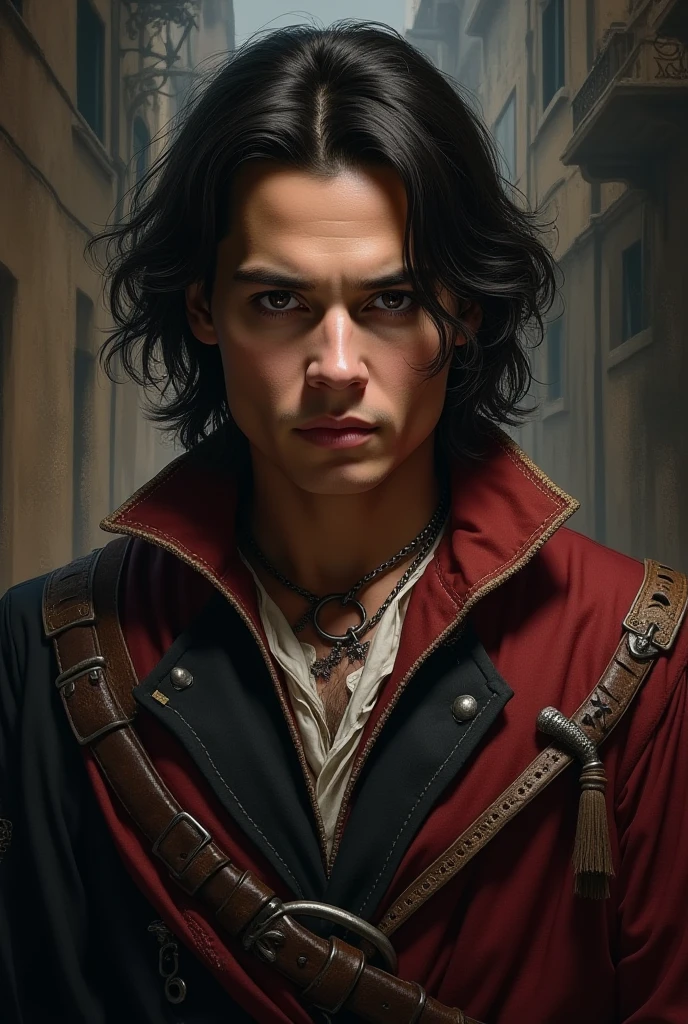 Make this man in fight scene