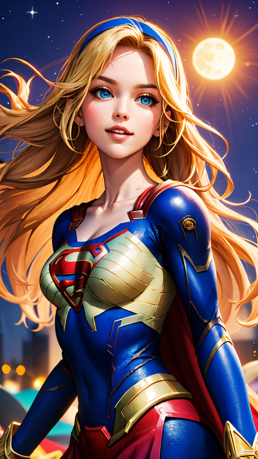 (Supergirl amazingly flies through outer space), miniskirt, full suit, perfect ass, galaxies all around you. dynamic pose ((she has blonde hair, she has long hair)), perfect ass (best quality, 4k, 8k, high resolution, masterpiece: 1.2), ultra detailed, (realistic, photorealistic, photorealistic: 1.37), intricate details, vivid colors, sharp focus, professional, artwork by Dave McKean, surrealism touch oil, oil painting style, portrait, woman, beautiful detailed eyes, beautiful detailed lips, dreamy atmosphere, shadow play, soft lighting, fun pose, dark tones, ethereal background, fantasy elements, texture, layered composition ,, art inspired by Bill Sienkiewicz and Dave McKean
