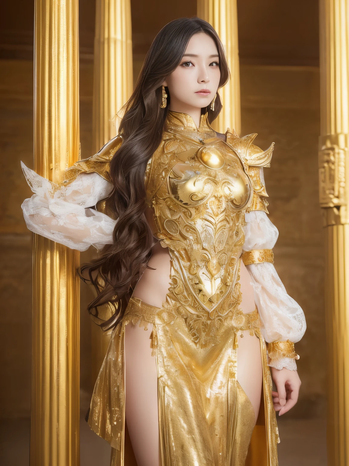(heavy breasts)、top-quality、masterpiece、超A high resolution、(White Ragon Armor)、(((Colossal tits))),dragon armor、(((18 year old princess))),(Wearing a beautiful crown made of jewels),(Photorealsitic:1.4)、Raw photo、1 girl、(((Random hair))、(((Take different poses)))、glowy skin、(((Chinese Dragon)))、Intricate and ornate hair ornaments、(Looks like a gorgeous jewelry necklace)、(Full Body Angle)、(Fight big dragons)、With a beautiful knife、(metals bikini background))),、(falls)、ancient ruins cliff)、((super realistic details))、portlate、globalillumination、(sexypose)、Shadow、octan render、、8K、ultrasharp、Colossal 、Raw skin exposed in the cleavage、metals、Details of complex ornaments、Japan details、highly intricate detail、Realistic light、CG Society Trenlow Eyes、Eyes shining towards the camera、Toostock、(upper body Angle)、(Veils)、royal clothes、princess dress