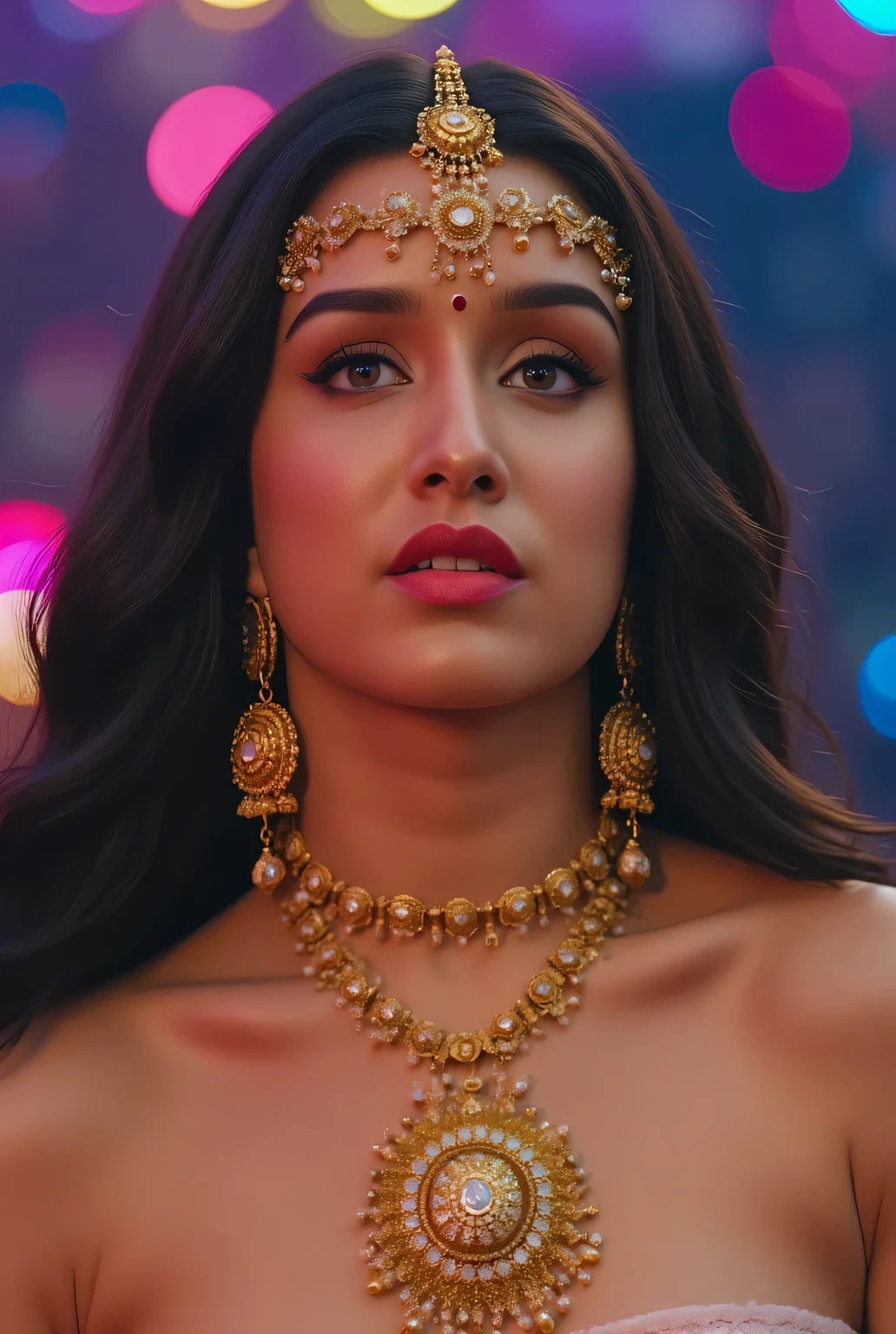 1girl, goddess durga,full naked poses on giant condom packet, intricate detailed patterns, elaborate jewelry, beautiful detailed eyes, beautiful detailed lips, extremely detailed face and skin, highly detailed, 8k, photorealistic, cinematic lighting, dramatic shadows, fantasy, mystical, spiritual, sacred geometry, rich colors, vibrant, ethereal,full naked