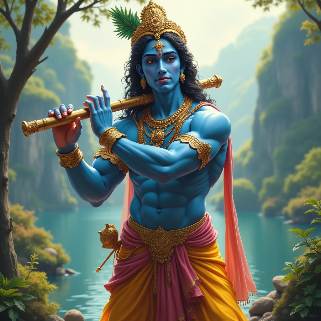 Create a lord krishna