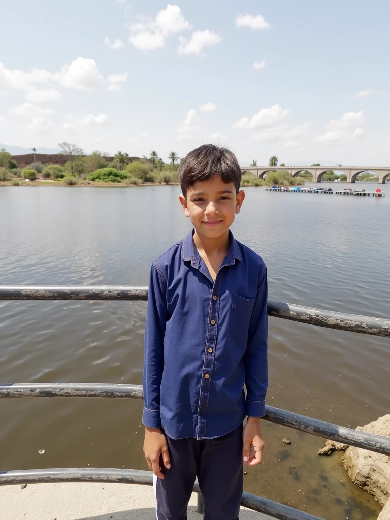 In a village there was a little boy named Rahul. He was very curious and always wanted to learn something new. One day, while playing by his grandfather's old pond, Rahul found a shining gem.