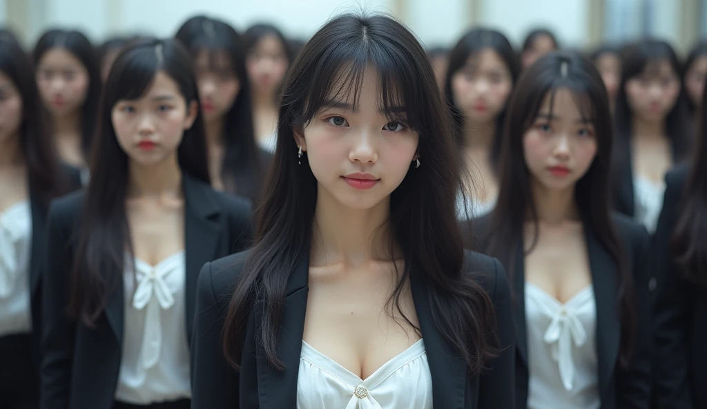 [Japanese Clone girls=Myself], [Perfect Clone girls Raw Photography Art], (16K, Highest quality, Ultra-high resolution, ((Unrealistic, Unprecedented sight, ((A World of Myself Proliferation)), Ultra-realistic))), (Japanese, woman, 26-year-old), (((((Small face, (((((Thick black hair, Semi-long hair)))))))))), ((Very beautiful detailed girls, Accurate body structure, Very detailed body)), (((Big Breasts, Large, swelling breasts))), (((White shirt, Big Breasts強調, I can see the cleavage, Black Mini Skirt))), ((Dark Eyes, Mature face, Cute Smile, A gentle gaze)), (((((Happy laughter))))), (((((Very detailed, 1girl-1,000,000,000,000,000,000,000,000,000,000,000,000,000cloning girls))))), (((((A very detailed and precise description of the doppelganger, Perfectly the same girl, The exact same smile, Perfect same hair, Perfect same clothes, Exactly the same height, 完璧な同じLarge, swelling breasts))))), (((((Myself only))))), (((Perfect description, Filling the Earth 1,000,000,000,000,000,000,000,000,000,000,000,000,000cloning girls-1,000,000,000,000,000,000,000,000,000,000,000,000,000^100,000,000cloning girlsのMyself, 異次元のSuper dense, Super denseの中心に広くフォーカス, I&#39;m happy to be surrounded by countless versions of myself, I want to drown in love with countless versions of myself., I want to be drowned in love with countless versions of myself around me., Holding hands, hug, hug, kiss, Touching breasts))), (((Very detailed, Extremely crowded, Super dense, Super crowded))), ((Bright and soft light)), ((((((((Very detailed and clear hyper-perspective drawing)))))))), (((Subject depth zero))), A bird's-eye view, Everyone is sexy
