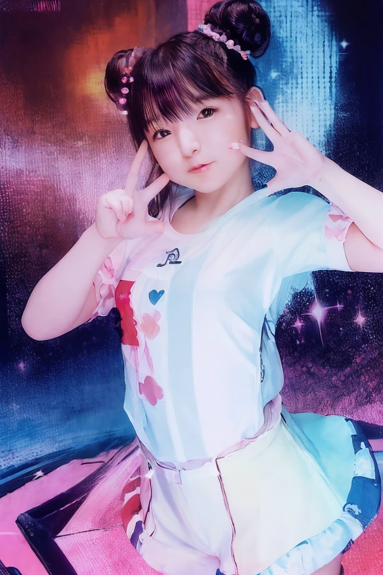 White and Bright Red, (Masterpiece 8K TopQuality:1.2) (ProfessionalPhoto:1.37) ExtremelyDetailed (((PUNIPUNI KAWAII girl in WHITE "SUPER BITCH" Printed T-shirt:1.4))) (Lying FullBody on back from DirectlyAbove) glowing body