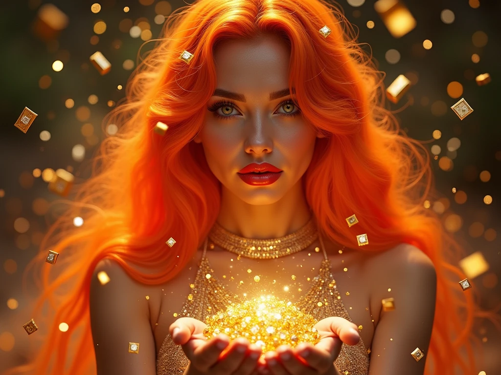 /((Ultra Long Exposure Photography)) high quality, highly detailed, young red head woman with light eyes, at a party, heals, evening dress, seductive attire, Onlyfan pose, long legs, high heels, woman figure silhouette, peak side boob showing, sitting drinking champagne