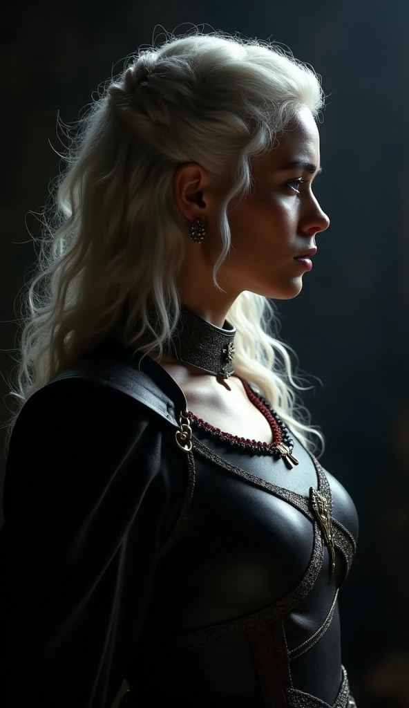 Royal Satin dress, Perfect eyes, flawless Beauty, pierced eyes, Masterpiece, Daenerys Targaryen, Gorgeous woman, queen, Queen Lady, Princess of Dragonstone, black mole on breast, The Unburnt, Queen of Meereen, Queen of the Andals, the Rhoynar and the First Men (claimant), Protector of the Seven Kingdoms (claimant), Khaleesi of the Great Grass Sea, Breaker of Shackles, Mother of Dragons, The One Who Was Promised, Lady of Dragonstone , 45 years Old, she is a Full growned lady now, beautiful mature lady, the queen, milf beauty, mature queen, Best quality, a small, charming Beauty, a captivating woman, fully ripen milf body, lustful queen, alluring appearance, unrivaled beauty, wonderful breasts, large breasts, mediaeval erotic costumes, a Game of Thrones-inspired costume, a close-up of a woman from the middle ages, Daenerys Targaryen, Daenerys, resembles Emilia Clarke, Emilia Clarke, scene from "Game of Throne," deep cleavage, warrior princess, healthy body, perfect thick body, attractive figure, fleshy body, style of "Game of Throne," beautiful lady, beautiful woman, mediaeval clothes, stunning woman, 8K, insane details, dress made of clothes and jewelry, perfect hair, styled hair, high clarity eyes, perfect hands, perfect fingers, perfect eyes, skin pores, stunning beauty, beautymarks on her breast, beautymarks on her breast gives her more charm, black moles, insane skin texture, high quality skin, skin pores, beautiful styled hair,